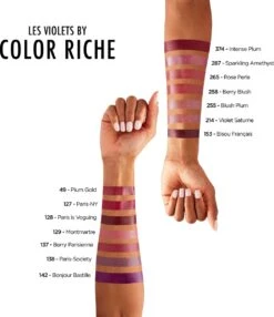 L’Oréal Paris Lippenstift Color Riche Satin - 142 Bonjour Bastille Paars -Lip Make Up Winkel 1038x1200 2