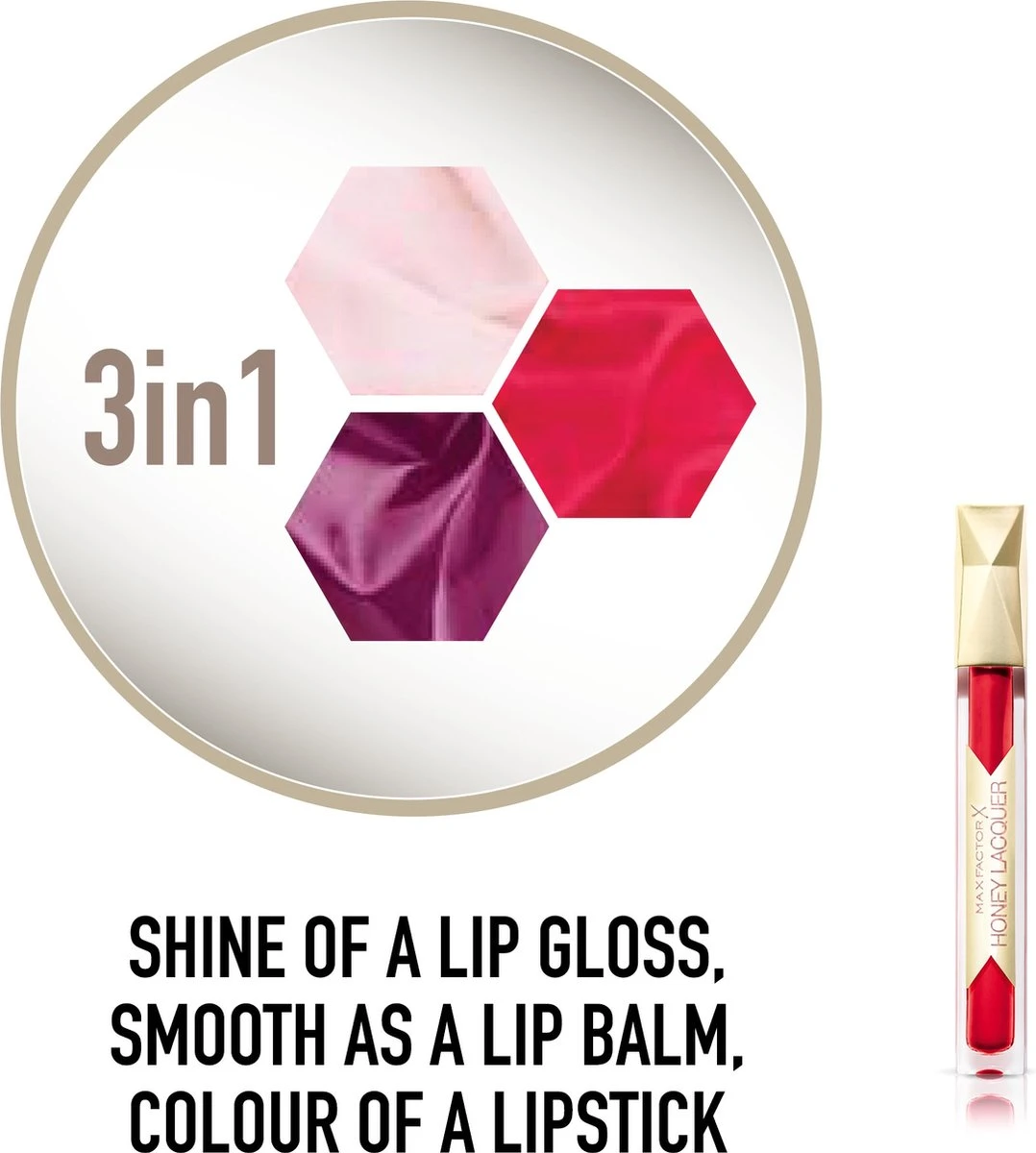 Max Factor Honey Lacquer Lipgloss - 025 Floral Ruby 7 Max Factor Honey Lacquer Lipgloss - 025 Floral Ruby - Afbeelding 7