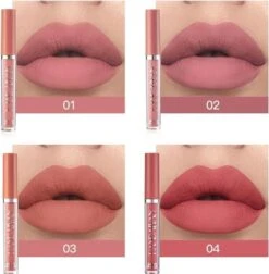 Set Van 6 X Matte Lip Gloss Nude | Lipgloss Matte Set | Waterproof | Nude Kleuren -Lip Make Up Winkel 1177x1200