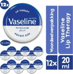 Vaseline® 12 X Vaseline Lippenbalsem | Lip Therapy Original | Megavoordeelpakket | Originele Vaseline Lippen Balsem