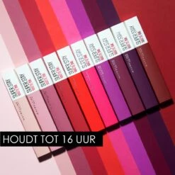 Maybelline Superstay Matte Ink Lippenstift - 40 Believer -Lip Make Up Winkel 1198x1200 14