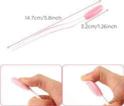 Merkloos Lip Scrub Borstel Set 4-delig - Mee Eters Verwijderen – Gezichtsreiniger – Gezichtsborstel Blackhead Remover -Lip Make Up Winkel 1200x1024 2