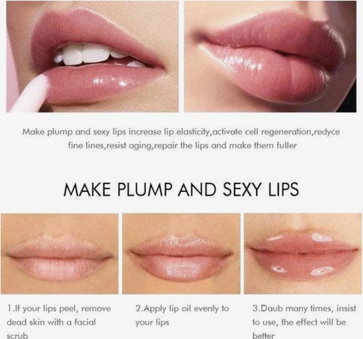 Natuurlijke Lip Plumper| Gember Extract & Vitamine E - Vollere Lippen - Lip Care - Lip Filler - Full Lips - Volume Van Je Lippen- Herstellende Lippen- Lipgloss Intense- Lip Maximizer - Mint Extract & Vitamine E- Selfcare - Extreme Lipgloss 3 Natuurlijke Lip Plumper| Gember Extract & Vitamine E - Vollere Lippen - Lip Care - Lip Filler - Full Lips - Volume Van Je Lippen- Herstellende Lippen- Lipgloss Intense- Lip Maximizer - Mint Extract & Vitamine E- Selfcare - Extreme Lipgloss - Afbeelding 3