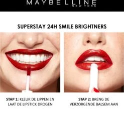 Maybelline SuperStay 24H Smile Brighters Lippenstift - 860 Crisp Magenta - Roze - Langhoudend -Lip Make Up Winkel 1200x1150 9