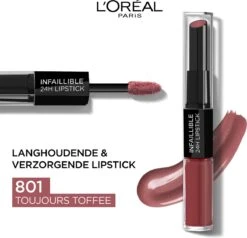 L’Oréal Paris Lippenstift Infaillible 24H - 801 Toujours Toffee 5 Ml -Lip Make Up Winkel 1200x1157