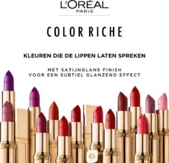 L’Oréal Paris Make-Up Designer Color Riche Satin Lipstick - 231 Sepia Silk - Nude - Verzorgende Lippenstift Met Arganolie Voor Een Comfortabel Gevoel - 4,54 Gr 17 L’Oréal Paris Make-Up Designer Color Riche Satin Lipstick - 231 Sepia Silk - Nude - Verzorgende Lippenstift Met Arganolie Voor Een Comfortabel Gevoel - 4,54 Gr -Lip Make Up Winkel 1200x1158 8