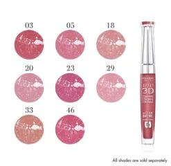 Bourjois Gloss Effet 3D Effect Lipgloss - 03 Brun Rose Academic -Lip Make Up Winkel 1200x1164 2