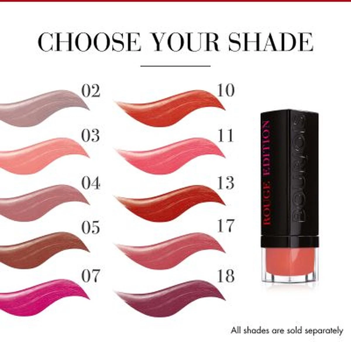 Bourjois ROUGE EDITION - 03 - Peach- Coral 5 Bourjois ROUGE EDITION - 03 - Peach- Coral - Afbeelding 5