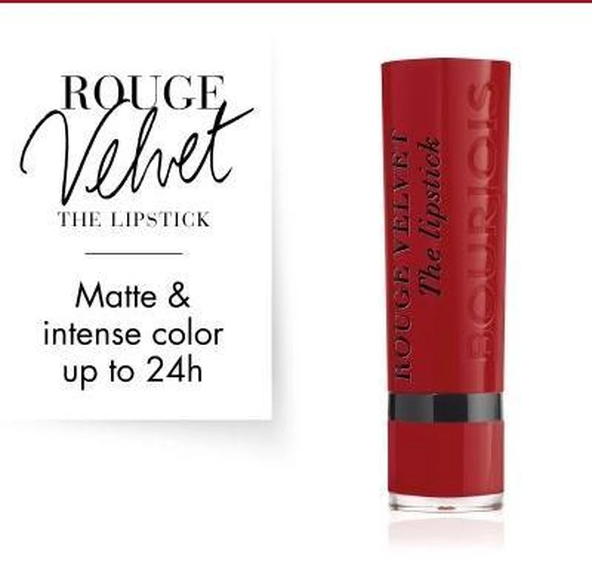 Bourjois Rouge Velvet The Lipstick Lippenstift - 11 Berry Formidable 15 Bourjois Rouge Velvet The Lipstick Lippenstift - 11 Berry Formidable - Afbeelding 15