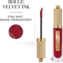 Bourjois Rouge Velvet Ink Lippenstift - 010 Re(d) Belle -Lip Make Up Winkel 1200x1192 1