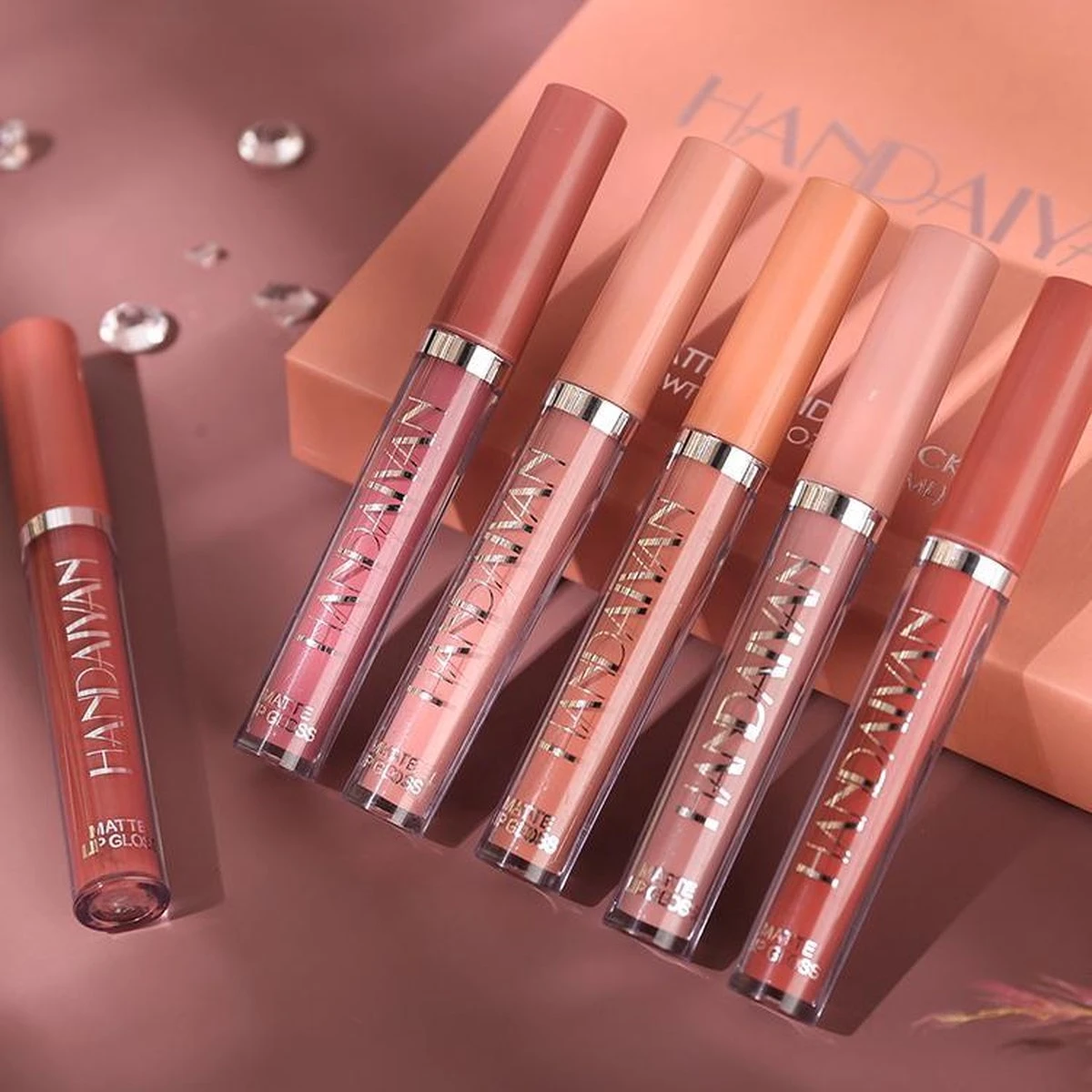 HANDAIYAN® | Liquid Lipsticks | Set Van 6 | Matte Lippenstift | Vloeibare Lippenstift | Waterproof | Make Up Set | Geschenkset | Giftset | Lipstick | Lippenstift | Lipgloss | Lip Gloss 5 HANDAIYAN® | Liquid Lipsticks | Set Van 6 | Matte Lippenstift | Vloeibare Lippenstift | Waterproof | Make Up Set | Geschenkset | Giftset | Lipstick | Lippenstift | Lipgloss | Lip Gloss - Afbeelding 5