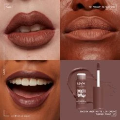 NYX Professional Makeup - Smooth Whip Matte Lip Cream Thread Count - Vloeibare Lippenstift - 4ML -Lip Make Up Winkel 1200x1200 234