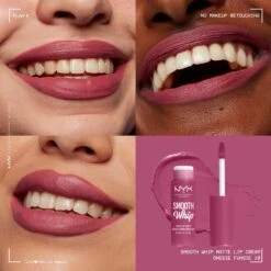 NYX Professional Makeup - Smooth Whip Matte Lip Cream Onesie Funsie - Vloeibare Lippenstift - 4ML 10 NYX Professional Makeup - Smooth Whip Matte Lip Cream Onesie Funsie - Vloeibare Lippenstift - 4ML -Lip Make Up Winkel 1200x1200 266