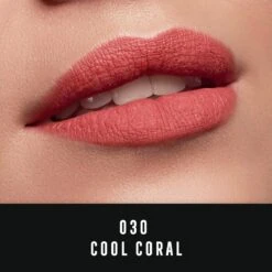 Max Factor Lipfinity Velvet Matte Lippenstift - 030 Cool Coral Rood -Lip Make Up Winkel 1200x1200 392