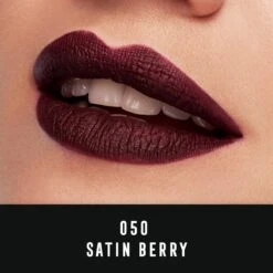 Max Factor Lipfinity Velvet Matte Lippenstift - 050 Satin Berry Rood -Lip Make Up Winkel 1200x1200 686