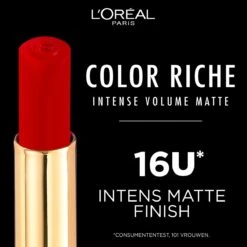 L'Oréal Paris - Color Riche Intense Volume Matte Lipstick - 633 Le Rosy Confident - Roze Lippenstift 12 L'Oréal Paris - Color Riche Intense Volume Matte Lipstick - 633 Le Rosy Confident - Roze Lippenstift -Lip Make Up Winkel 1200x1200 714