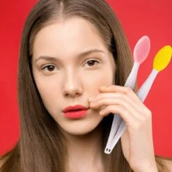 Merkloos Lip Scrub Borstel Set 4-delig - Mee Eters Verwijderen – Gezichtsreiniger – Gezichtsborstel Blackhead Remover -Lip Make Up Winkel 1200x1200 882