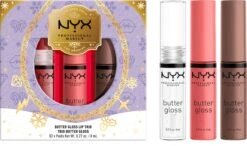 NYX Professional Makeup - Holidays 2022 Mrs Claus - Butter Gloss Trio - Lip Gloss 8 NYX Professional Makeup - Holidays 2022 Mrs Claus - Butter Gloss Trio - Lip Gloss -Lip Make Up Winkel 1200x709
