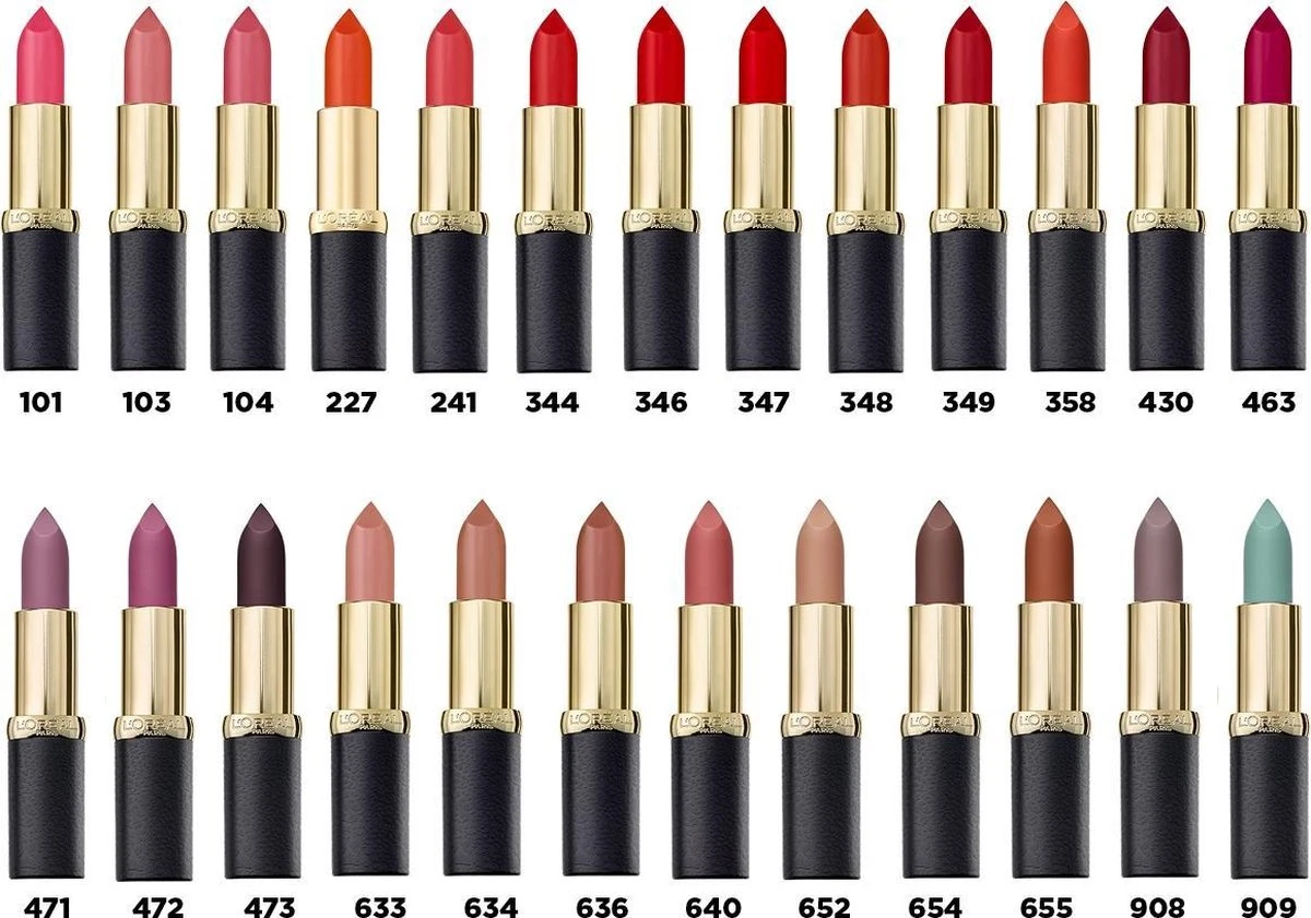 L'Oréal Paris Color Riche Matte Lippenstift - 633 Moka Chic 7 L'Oréal Paris Color Riche Matte Lippenstift - 633 Moka Chic - Afbeelding 7