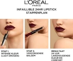 L’Oréal Paris Infallible Lippenstift - 312 Incessant Russet -Lip Make Up Winkel 1200x999