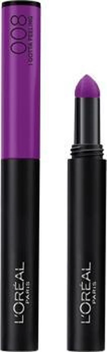 L'Oréal Paris Infaillible Matte Max - 008 I Gotta Feeling Violet- Lippenstift 4 L'Oréal Paris Infaillible Matte Max - 008 I Gotta Feeling Violet- Lippenstift - Afbeelding 4