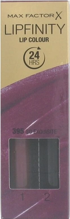 Max Factor Lipfinity 24HR Lip Colour Lipgloss - 395 So Exquisite -Lip Make Up Winkel 386x1200