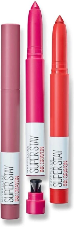 Maybelline SuperStay Ink Crayon Matte Lipstick - 20 Enjoy The View -Lip Make Up Winkel 394x1200