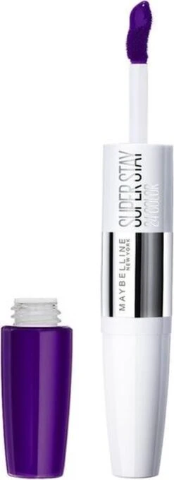Maybelline Superstay 24h Lippenstift - 800 Purple -Lip Make Up Winkel 436x1200