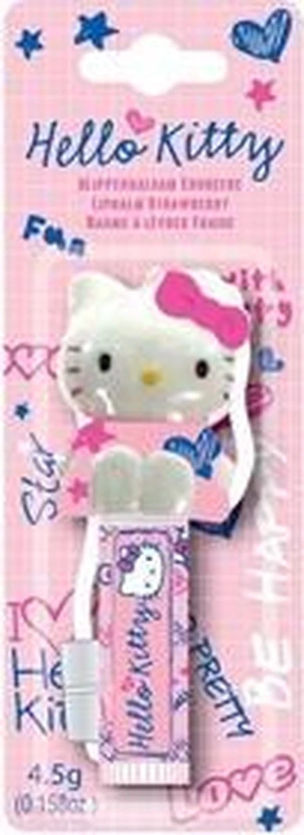 SANRIO Hello Kitty Scribble - Lippenbalsem Aan Koord 1 SANRIO Hello Kitty Scribble - Lippenbalsem Aan Koord