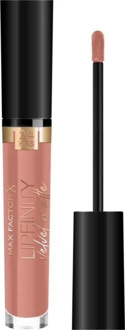Max Factor Lipfinity Velvet Matte Lippenstift - 040 Luxe Nude Nude -Lip Make Up Winkel 455x1200