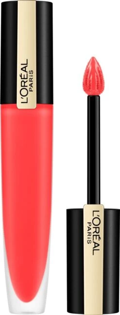 L’Oréal Paris Rouge Signature Lippenstift - 132 I Radiate - Roze - Matte Vloeibare Lipstick -Lip Make Up Winkel 457x1200