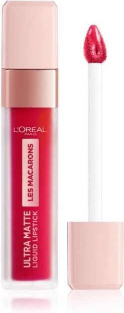 L’Oréal Paris Make-Up Designer Les Macarons Lippenstift - 828 Framboise Frenzy - Rood - Langhoudend - 6,7 Ml -Lip Make Up Winkel 478x1200 1