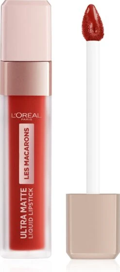 L’Oréal Paris Les Macarons Langhoudende Matte Lipstick - 832 Strawberry Sauvage - Roze - 6,7 Ml -Lip Make Up Winkel 529x1200