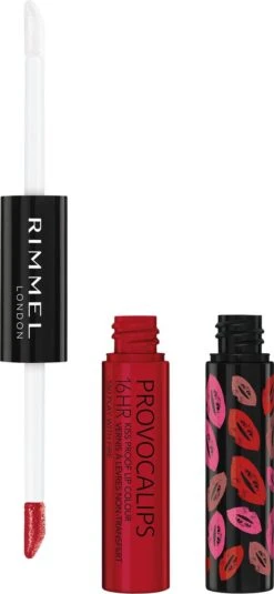 Rimmel London Provocalips Lip Color Lippenstift - 550 Play With Fire -Lip Make Up Winkel 554x1200 6