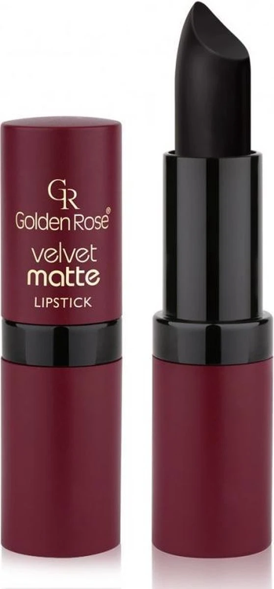 VELVET MATTE LIPSTICK 33 ZWART 2 VELVET MATTE LIPSTICK 33 ZWART - Afbeelding 2