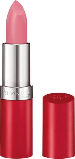 Rimmel London Lasting Finish Matte Lippenstift - 101 Pink-Rose -Lip Make Up Winkel 569x1200