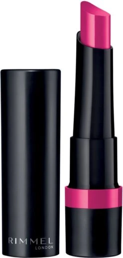 Rimmel London Lasting Finish Extreme Lippenstift - Buzz'n 130 -Lip Make Up Winkel 574x1200 1
