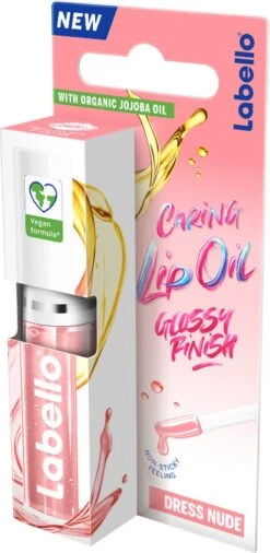 Labello Caring Lip Oil Dress Nude - 5.5 Ml 15 Labello Caring Lip Oil Dress Nude - 5.5 Ml -Lip Make Up Winkel 586x1200 3