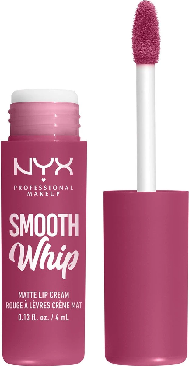 NYX Professional Makeup - Smooth Whip Matte Lip Cream Onesie Funsie - Vloeibare Lippenstift - 4ML 7 NYX Professional Makeup - Smooth Whip Matte Lip Cream Onesie Funsie - Vloeibare Lippenstift - 4ML - Afbeelding 7