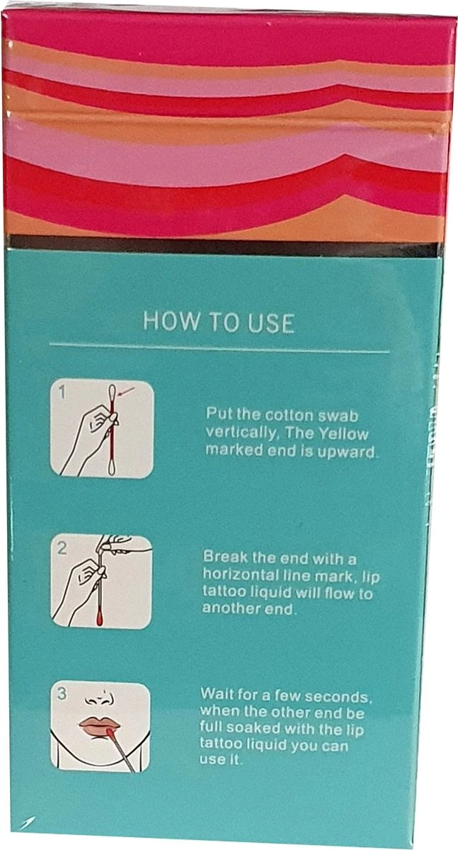 Tattoo Lippenstift Multi-color | Lippenstift Wattenstaafje 20 Stuks | Duurzame Long Lasting Waterdichte Vloeibare Non-stick Tattoo Lipstick | Lip Stain 6 Tattoo Lippenstift Multi-color | Lippenstift Wattenstaafje 20 Stuks | Duurzame Long Lasting Waterdichte Vloeibare Non-stick Tattoo Lipstick | Lip Stain - Afbeelding 6