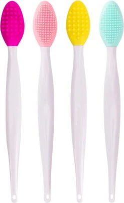 Merkloos Lip Scrub Borstel Set 4-delig - Mee Eters Verwijderen – Gezichtsreiniger – Gezichtsborstel Blackhead Remover -Lip Make Up Winkel 736x1200 2