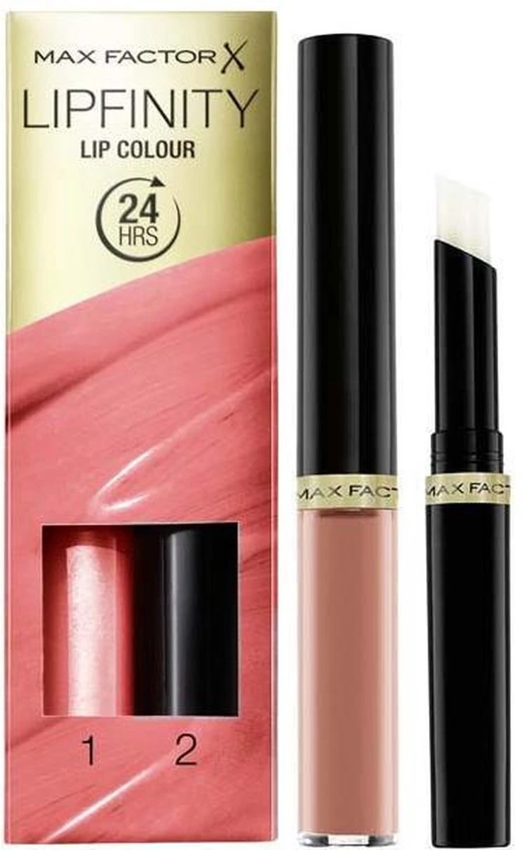 Max Factor Lipfinity Lip Colour 2-step Long Lasting Lippenstift - 006 Always Delicate 16 Max Factor Lipfinity Lip Colour 2-step Long Lasting Lippenstift - 006 Always Delicate - Afbeelding 16