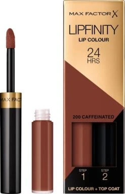 Max Factor Lipfinity Lip Colour 2-step Lippenstift - 200 Caffeinated 17 Max Factor Lipfinity Lip Colour 2-step Lippenstift - 200 Caffeinated -Lip Make Up Winkel 774x1200 1