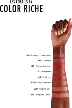 L'Oréal Lippenstift Color Riche Satin 145 L'Adresse Oranje -Lip Make Up Winkel 802x1200