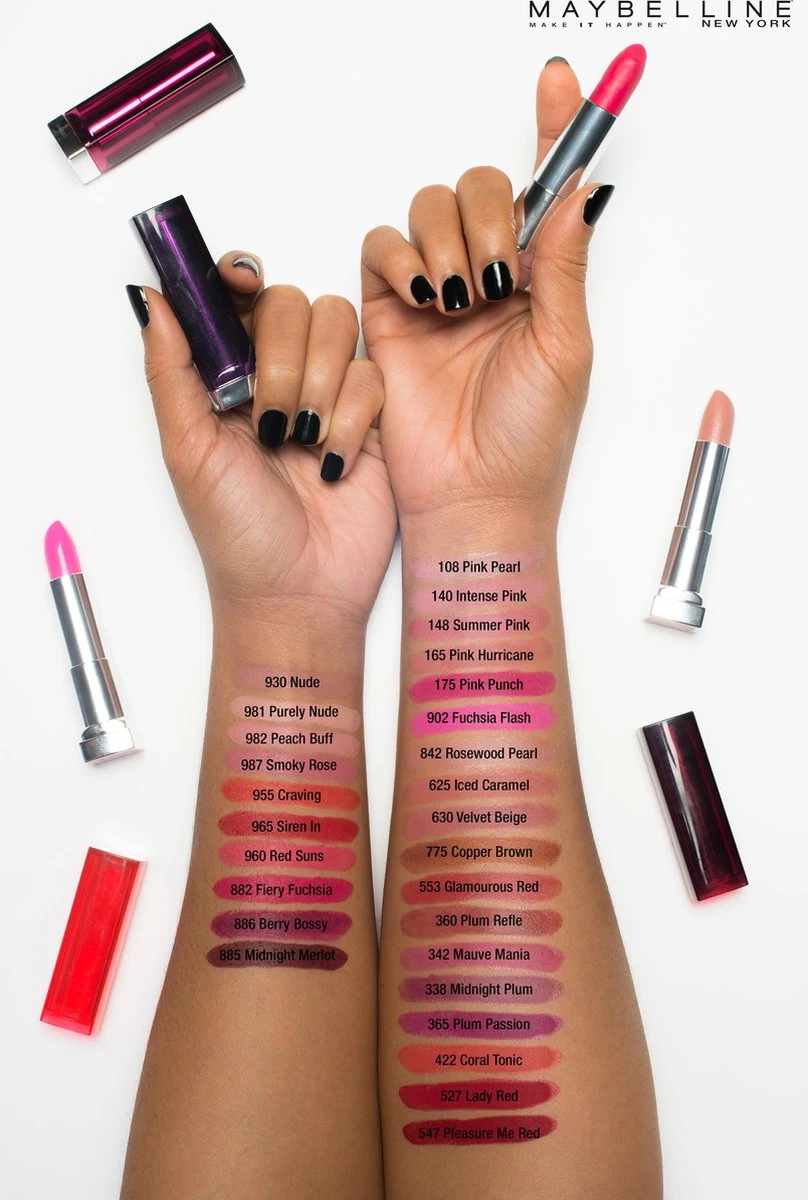 Maybelline Color Sensational The Inti-Matte Nudes Lipstick - 987 Smoky Rose - Roze - Matte Lippenstift 6 Maybelline Color Sensational The Inti-Matte Nudes Lipstick - 987 Smoky Rose - Roze - Matte Lippenstift - Afbeelding 6