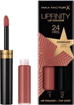 Max Factor Lipfinity Rising Stars Lippenstift - 082 Stardust Lipstick -Lip Make Up Winkel 851x1200