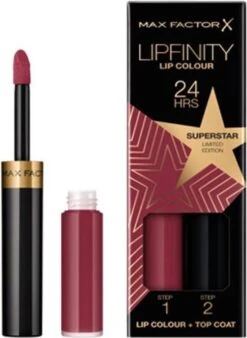 Max Factor Lipfinity Rising Stars Lippenstift - 086 Superstar -Lip Make Up Winkel 876x1200